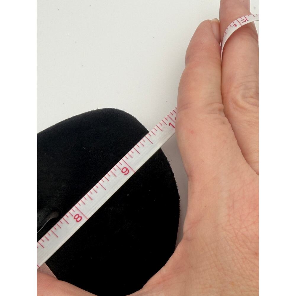 Gucci Black Suede Crystal GG Thong Sandals Size 37.5 / 7 Flat T-strap Gladiator - Picture 14 of 15
